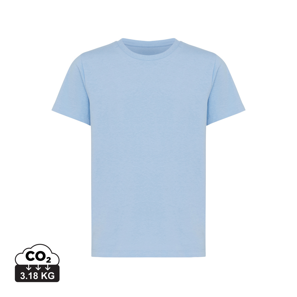 T-shirt promotionnel Enfant coton bio 160g Koli Iqoniq Sky Blue
